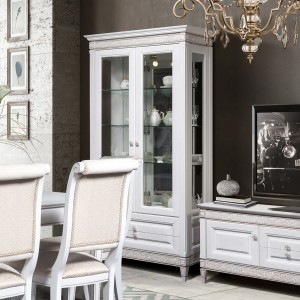 Шкаф с витриной "Бристоль" ГМ 6402